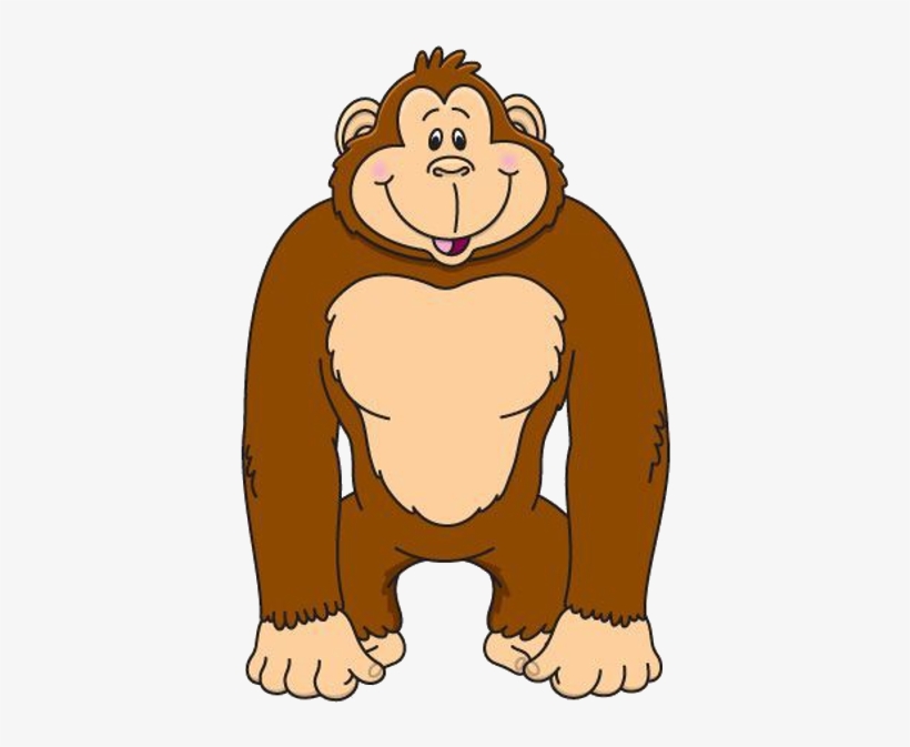A Gorilla Walked Into An Ice Cream Parlor And Ordered - Gorilla Clipart, transparent png download