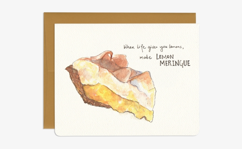 Make Lemon Meringue - Lemon Meringue Pie, transparent png download