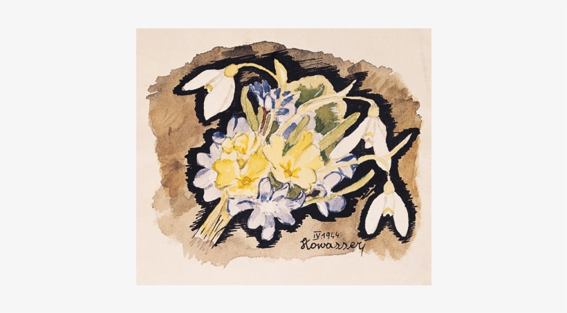 Pencil And Watercolour On Paper 90 Mm X 100 Mm - Frangipani, transparent png download