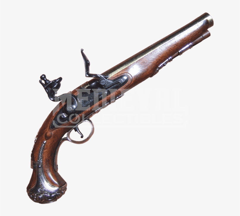 George Washington Flintlock Pistol - English Civil War Pistol, transparent png download