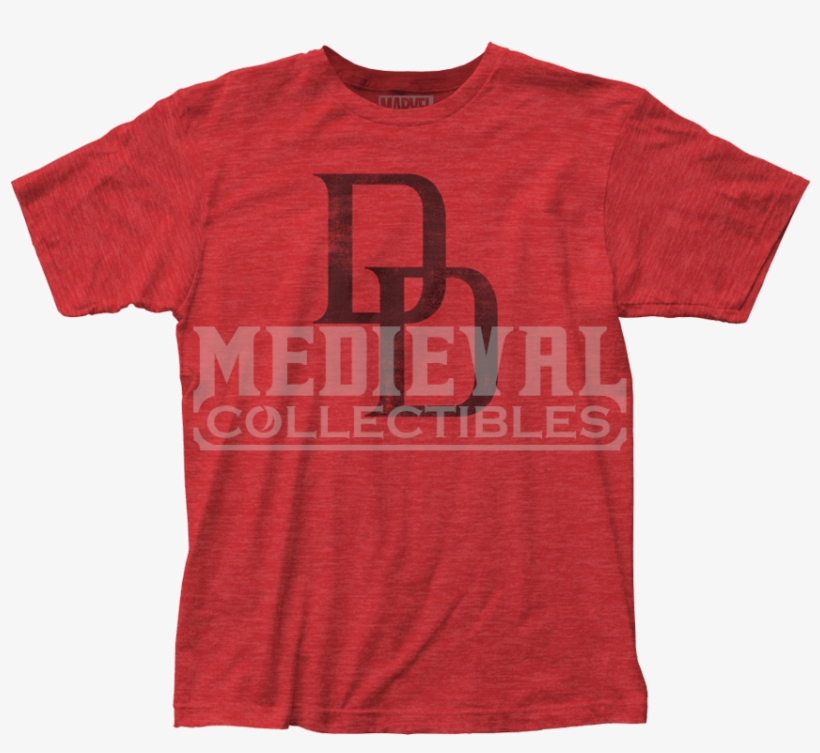 Daredevil Distressed Logo T-shirt - Beevis And Butthead Shirt, transparent png download