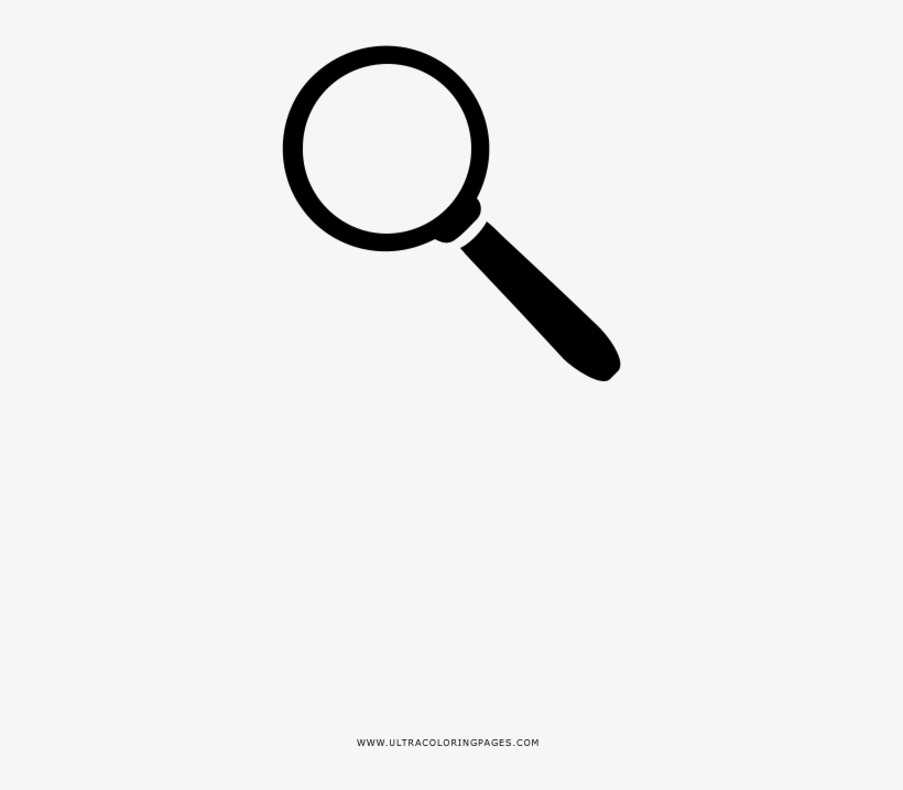 Magnifying Glass Outline Embroidery Designs, Machine - Circle, transparent png download