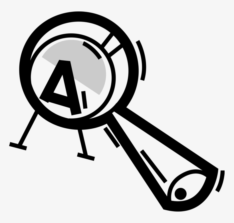 Vector Illustration Of Magnification Through Convex, transparent png download