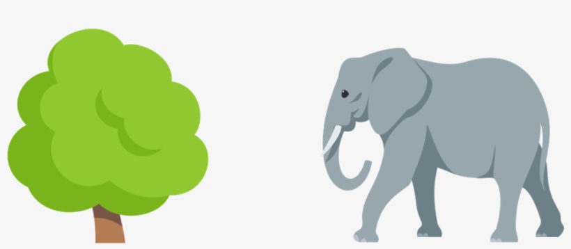 The Deciduous Tree Emoji Symbols The City Of Oakland, - Elephant Emojis, transparent png download