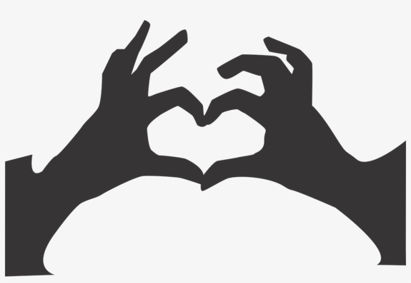 I Love You Free Png Image - Hand Hearts, transparent png download