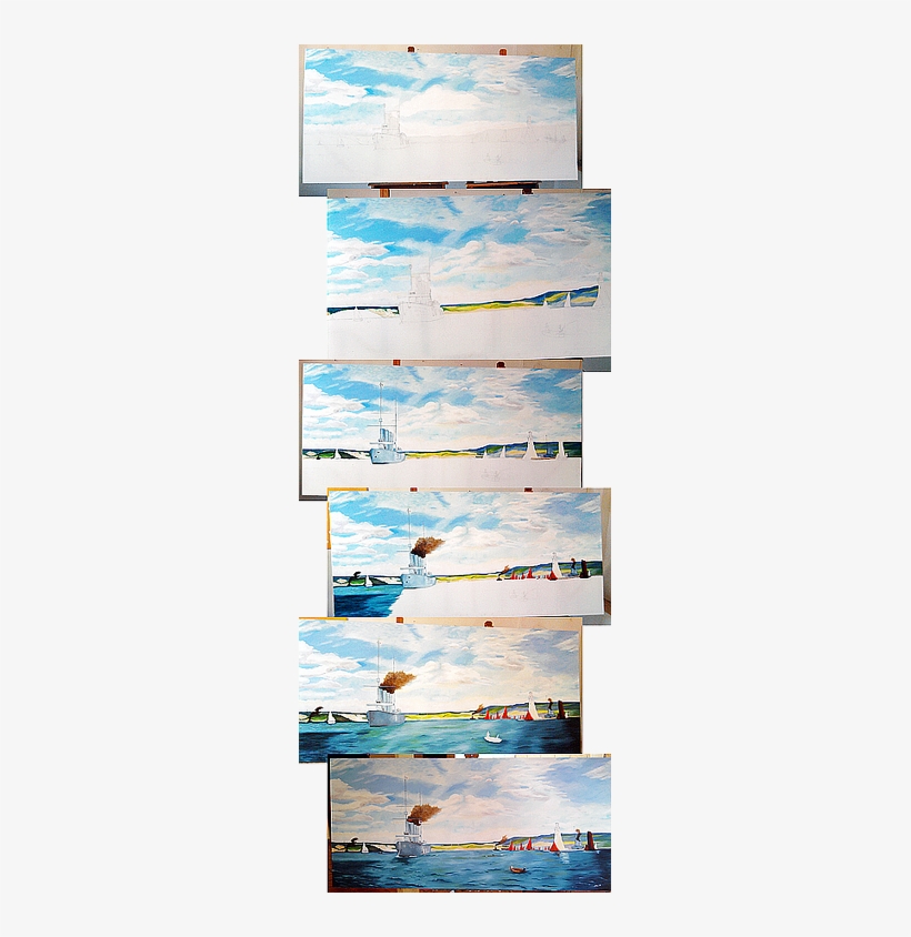 A Tela Original Obviamente Foi Tragada Junto Com O - Painting, transparent png download