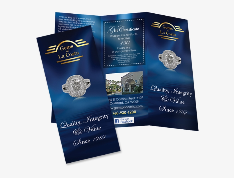 Brochure - Jewellery 3 Fold Flyer, transparent png download