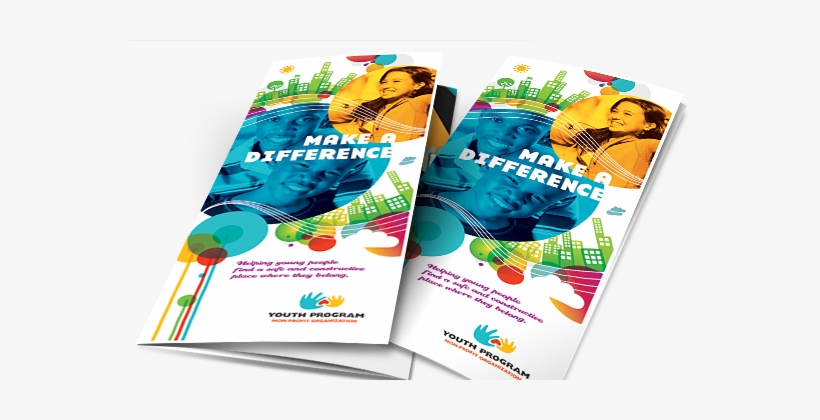 Tri-fold Brochure Templates - Tri Fold Brochure Png, transparent png download