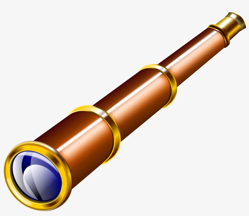 Binocular Download Png Image - Spyglass Clip Art, transparent png download