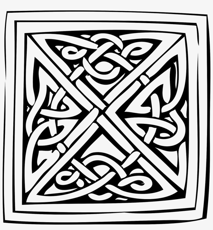 Celtic Viking Tattoo - Celtic Knots Coloring Book, transparent png download