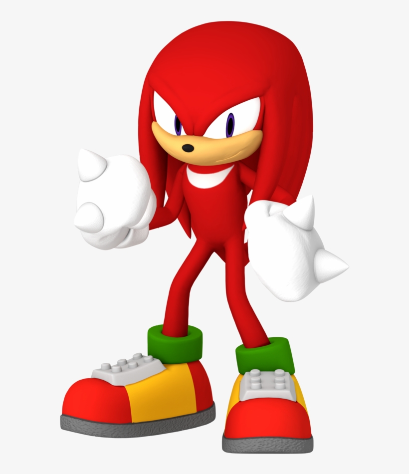 Clip Art Download Design Pose Render By Soniconbox - Knuckles From Sonic Forces, transparent png download