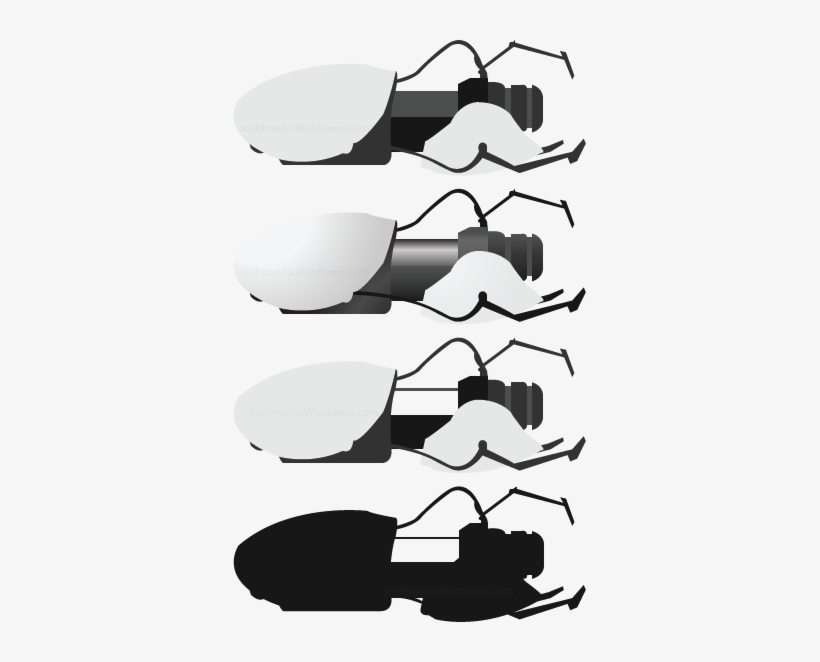 Portal Gun Vectors - Portal Vectors, transparent png download