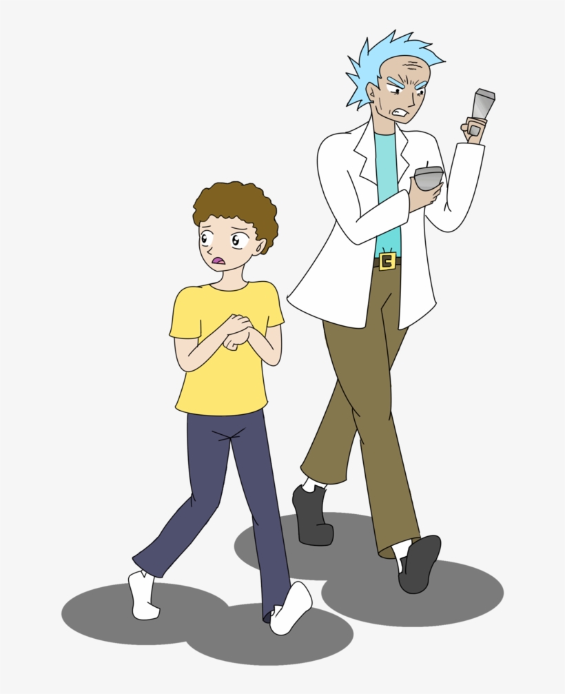 Jpg Library Library And Morty By Banquo On Deviantart - Rick Sanchez, transparent png download