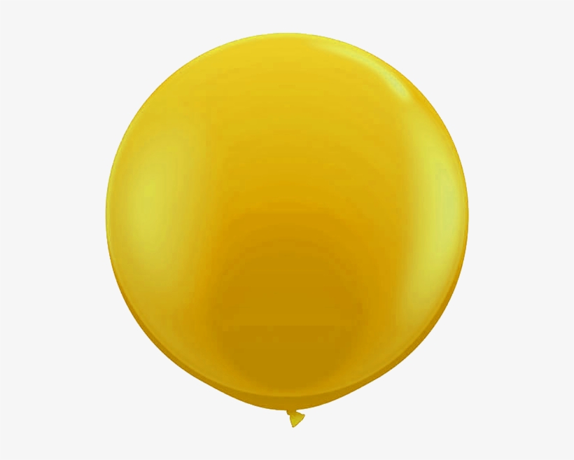 Large Round Yellow Giant Balloon - Optp Soft Gym Overball, transparent png download