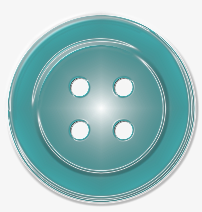 Dressmaking, Buttons, Green - Botones De Costura Png, transparent png download