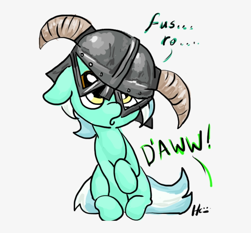 Kinkiepinkiepie, Cute, Fus Ro Dah, Helmet, Lyrabetes, - My Little Pony: Friendship Is Magic, transparent png download