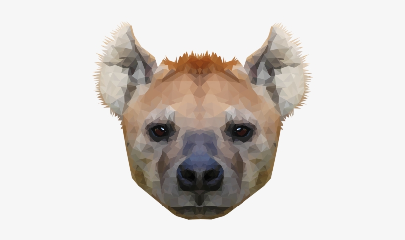Geometric Vector Animals - Geometric Hyena, transparent png download