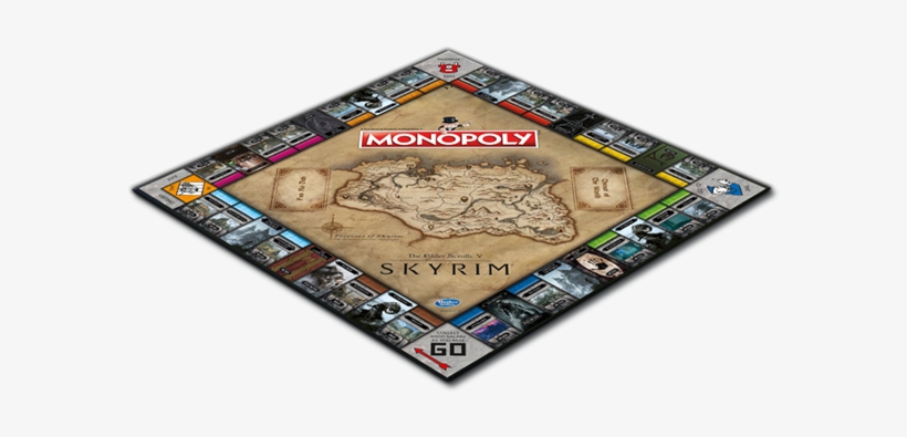 Monopoly - Skyrim Edition - Monopoly - The Elder Scrolls V: Skyrim, transparent png download