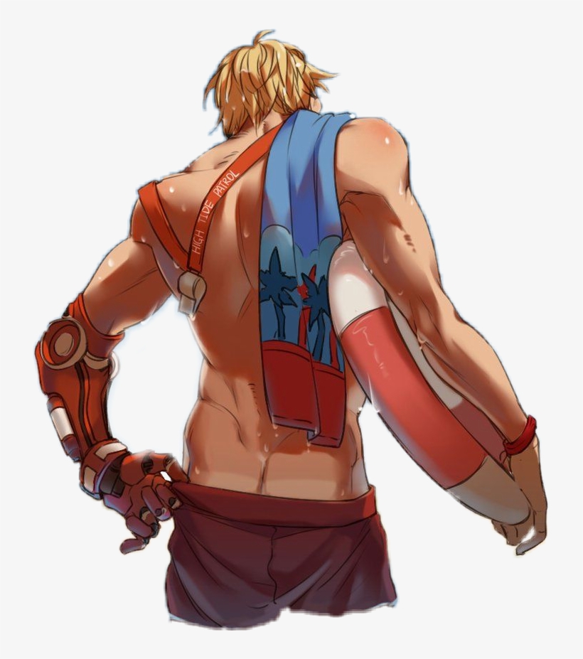 Mccree Beach Skin Hair, transparent png download
