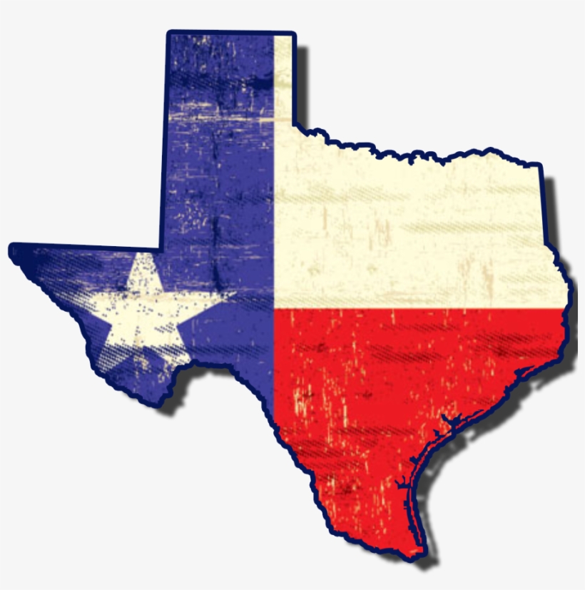 Houston Texas Png - Texas Flag Distressed Patch, transparent png download