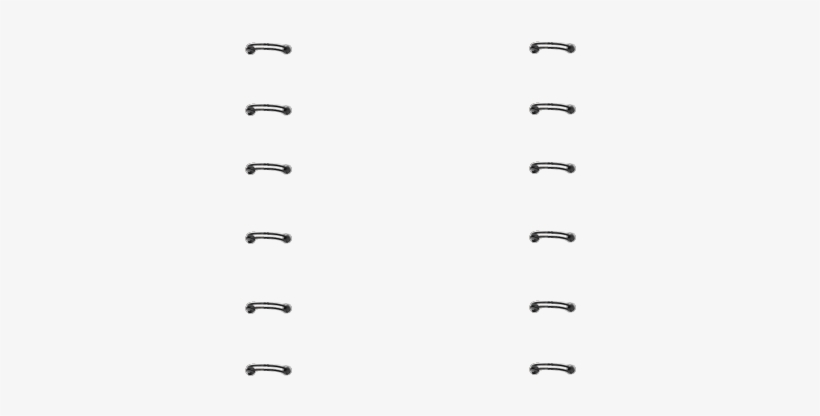 Spiral Binding Png - Black-and-white, transparent png download