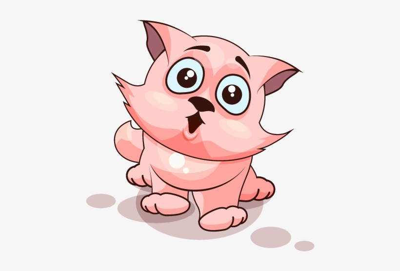 Adorable Cat Emoji Stickers Messages Sticker-4 - Vector Graphics, transparent png download