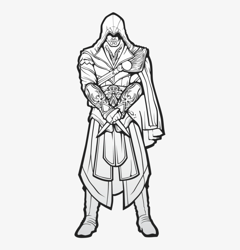 Ezio - Ezio Drawing, transparent png download