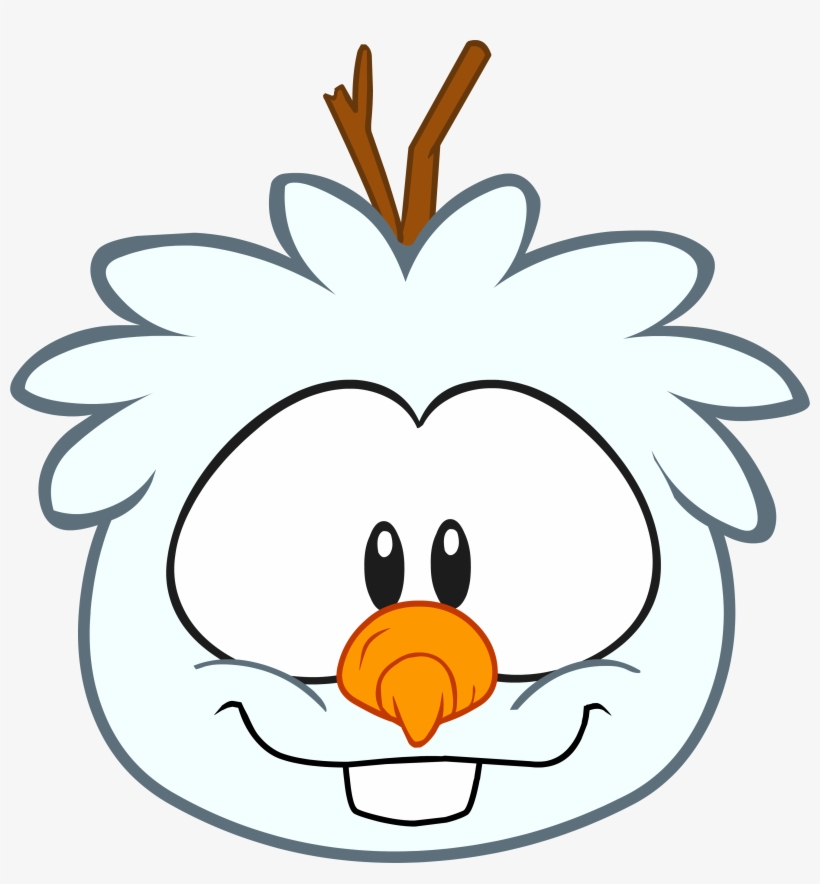 Snowman Puffle Walk Sprite - Club Penguin Para Dibujar, transparent png download