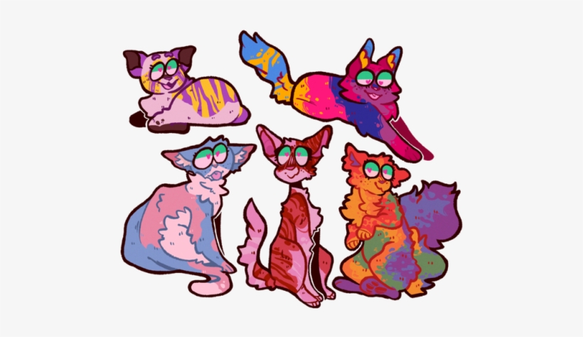 Some Pride Cats I Hope Yall Have A Great Pride Month - Lesbian, transparent png download