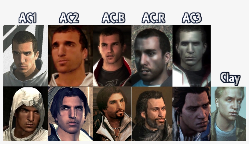 Why Does Desmond Start The Game With Ezios Scar - Desmond Ezio, transparent png download