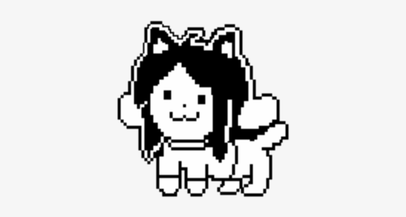Download Graphic Black And White Library Temmie Roblox - Undertale ...