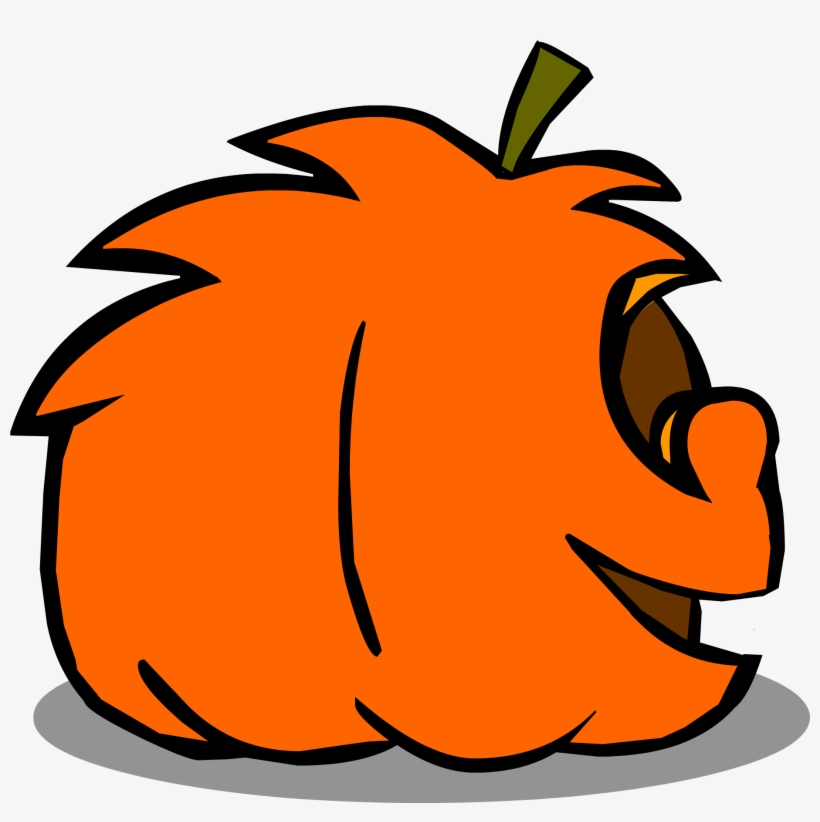 Puffle Jack O Lantern Sprite 007 - Jack-o'-lantern, transparent png download