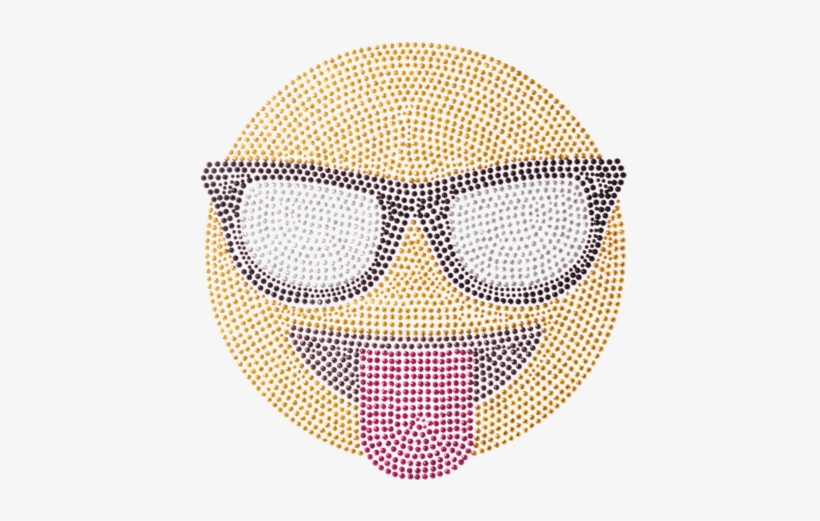 Glasses Emoji - Medium - Smiley, transparent png download