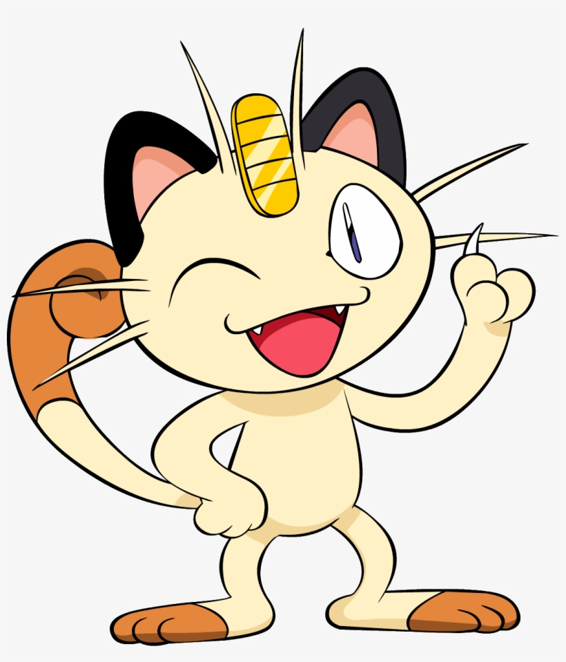 052meowth Ag Anime 3 - Pokemon Dp Galactic Battles, transparent png download
