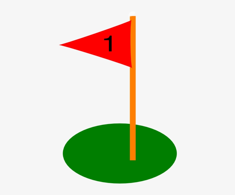 Transparent Golf Flag Th Hole Clip Art At - Clipart Golf Flag, transparent png download