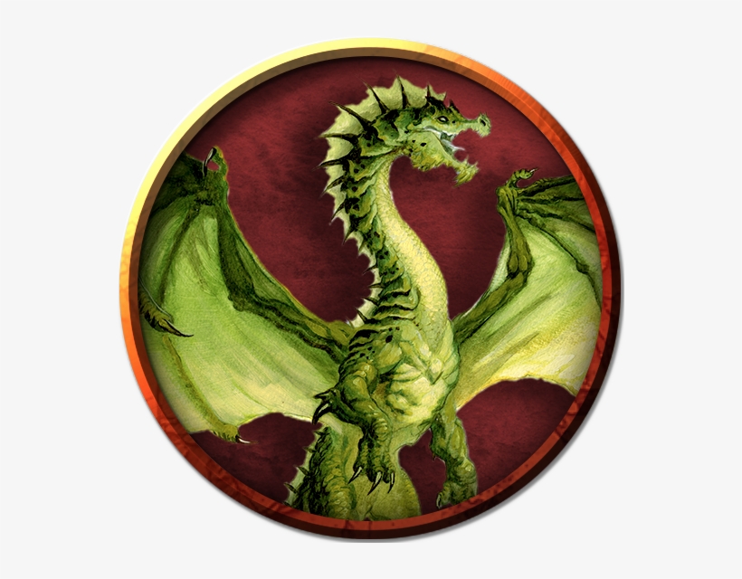 Adult Green Dragon - Dragon, transparent png download