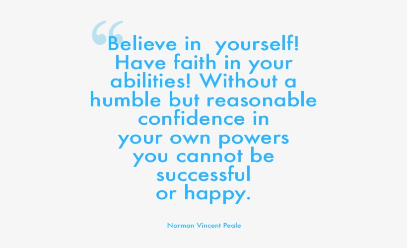 Confidence Quote - Portable Network Graphics, transparent png download