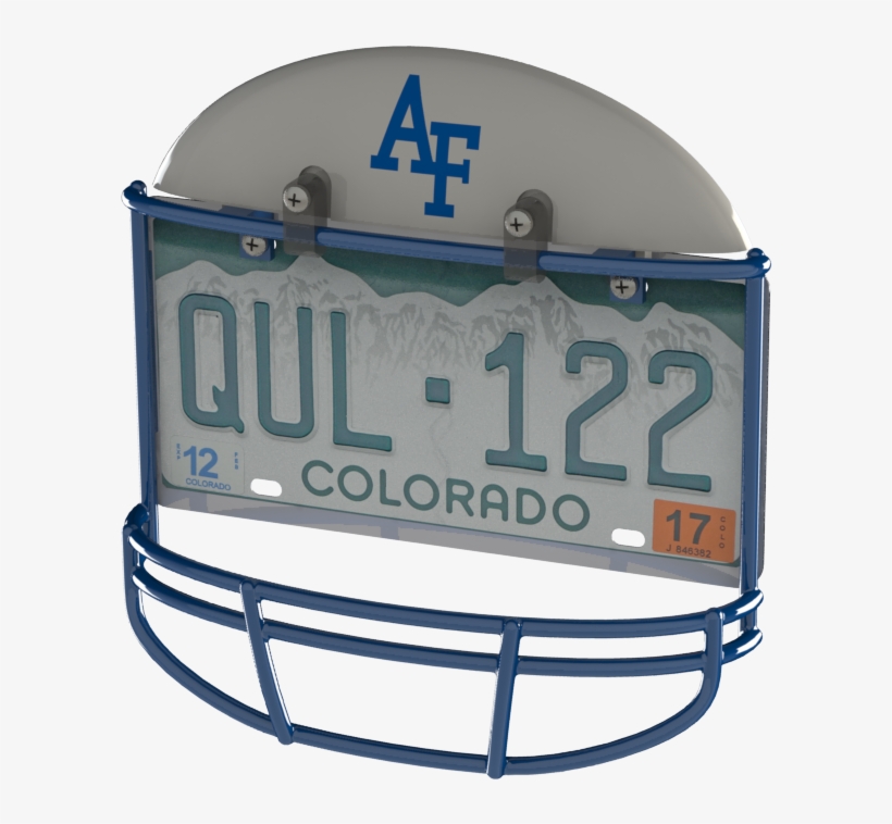 Us Air Force Academy Falcons Helmet Frame - Air Force Falcons Round Stainless Steel Necklace, transparent png download