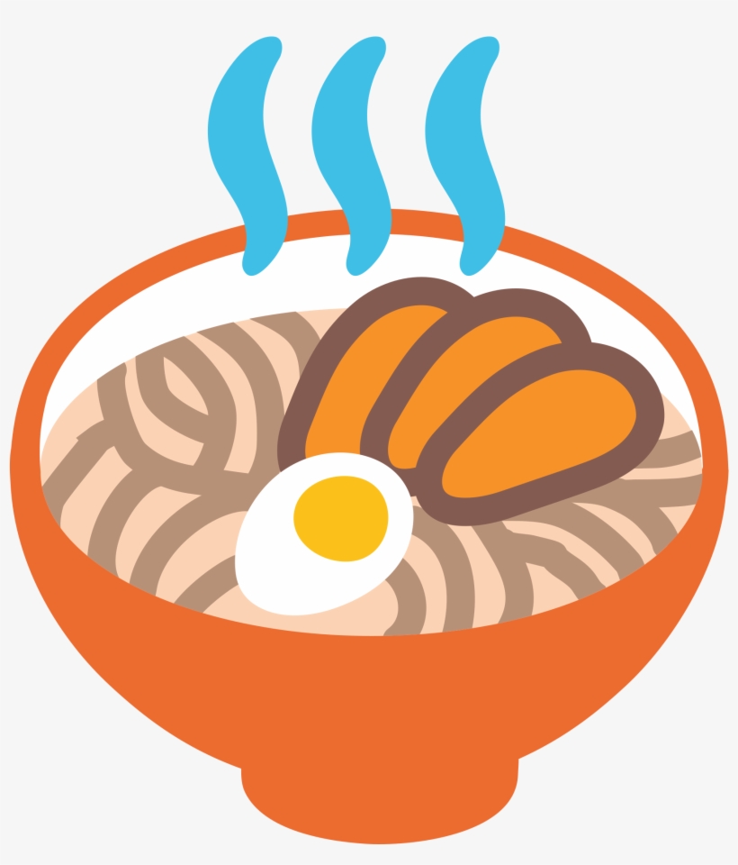 Open - Steaming Bowl Emoji, transparent png download