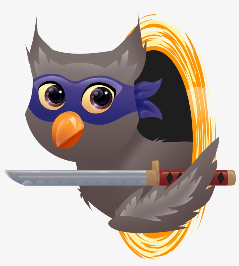 Teenage Mutant Ninja Owl - Ninja Owl, transparent png download
