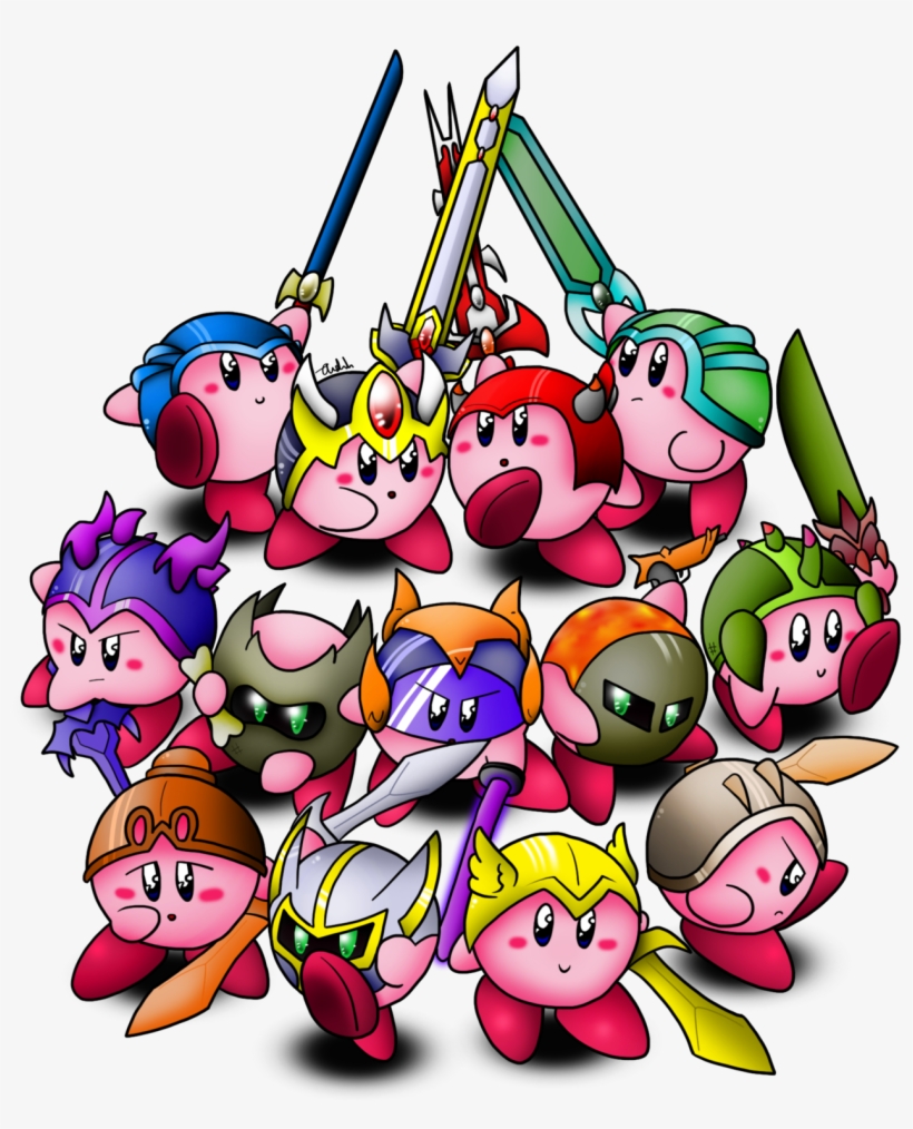 Terraria Kirby In All Armour By Tytasmaniantiger-d4rjty2 - Kirby Terraria, transparent png download