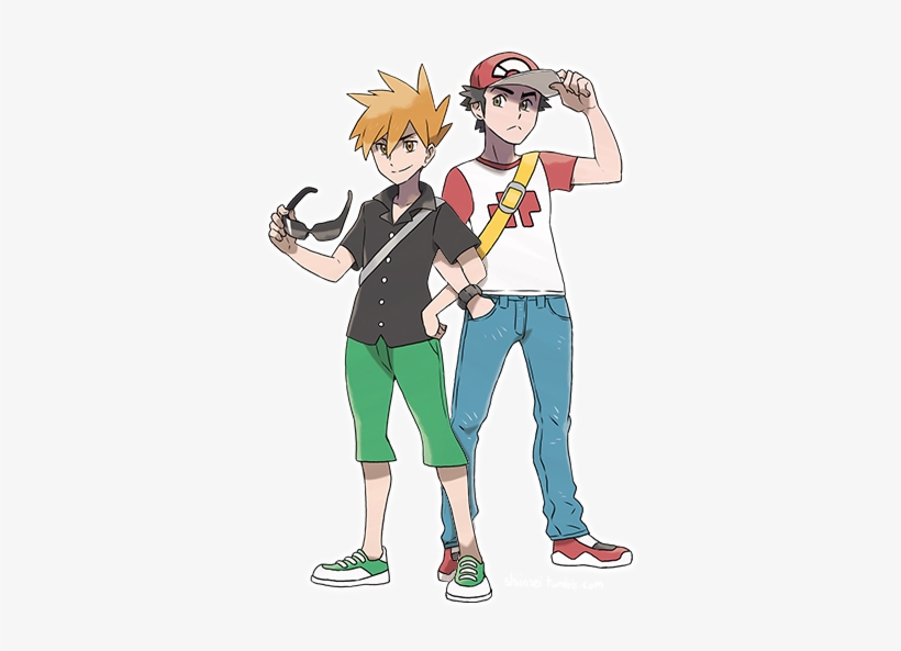 I'd Like To Imagine They're On Their Honeymoon - Pokemon Sun And Moon Red And Blue, transparent png download