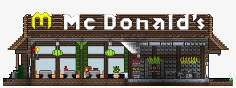 I Built Mcdonalds In Terraria - Terraria Mcdonalds, transparent png download