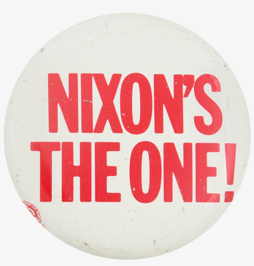 Nixon's The One - Nixon Campaign Poster 1968, transparent png download