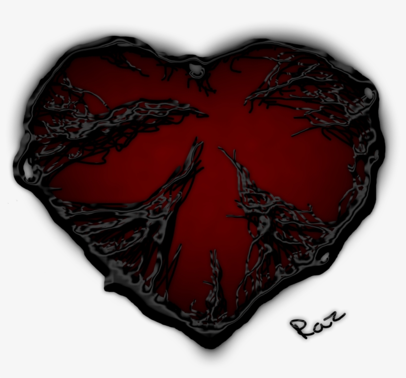 Dark Red Heart Png Pic - Dark Red Heart Png, transparent png download