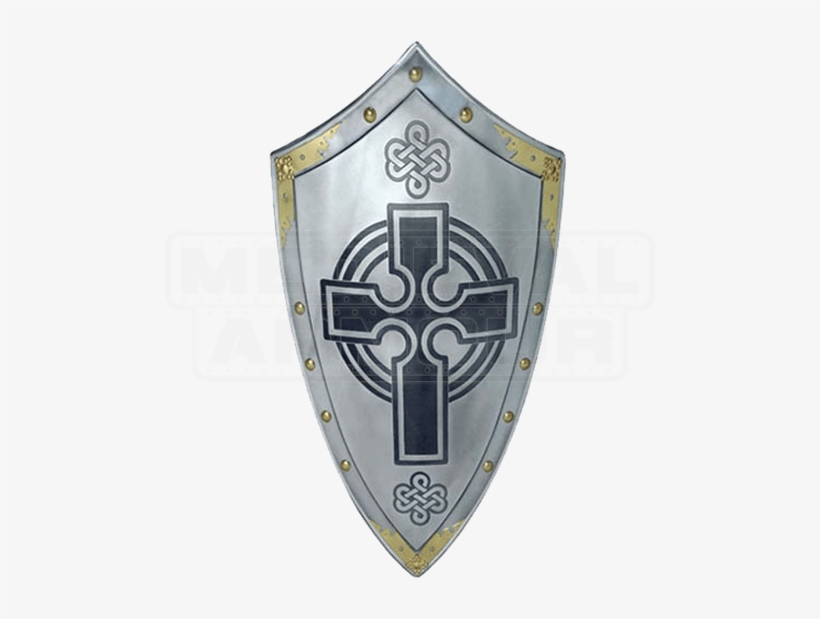 Templar Knight Scottish Cross Shield By Marto - Templar Cross In Shield, transparent png download