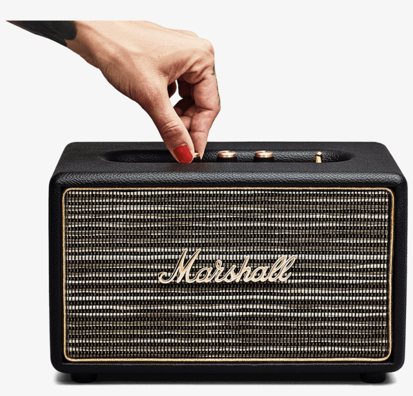 Acton Bluetooth Black - Marshall Acton Speaker - Bluetooth - Black, transparent png download
