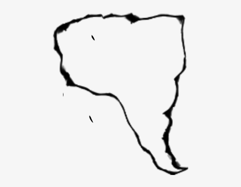 South America Graphic, Png File, Clipart - Line Art, transparent png download