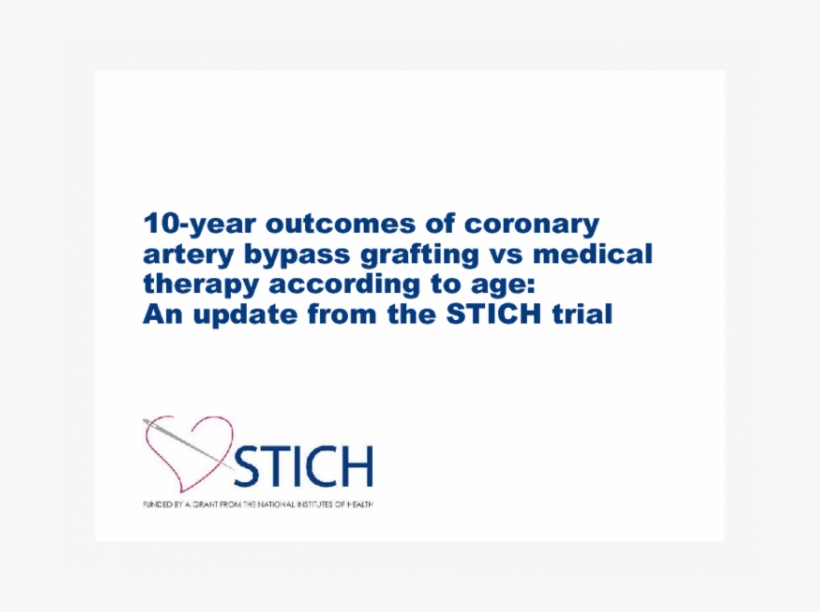 10-year Outcomes Of Coronary Artery Bypass Grafting - Community Heartbeat Trust, transparent png download