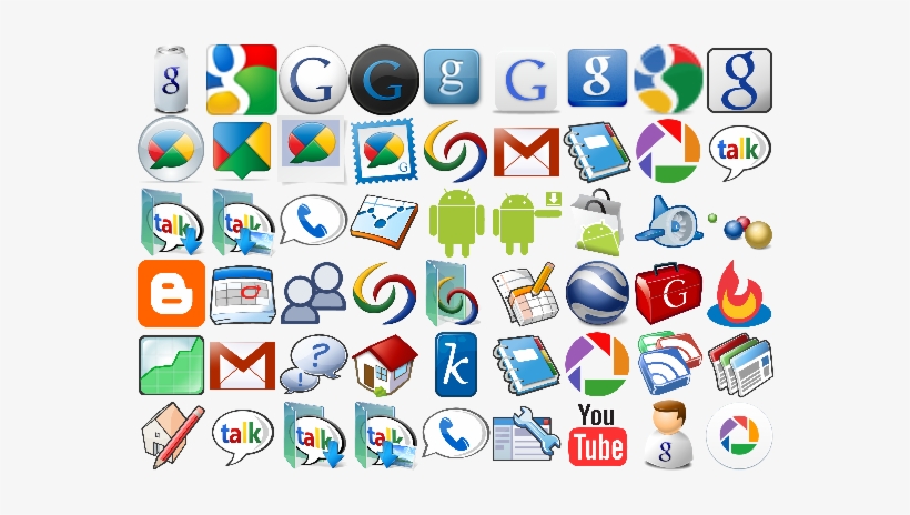 Download Google Icons Demo - All Google Product Logos | Transparent PNG ...